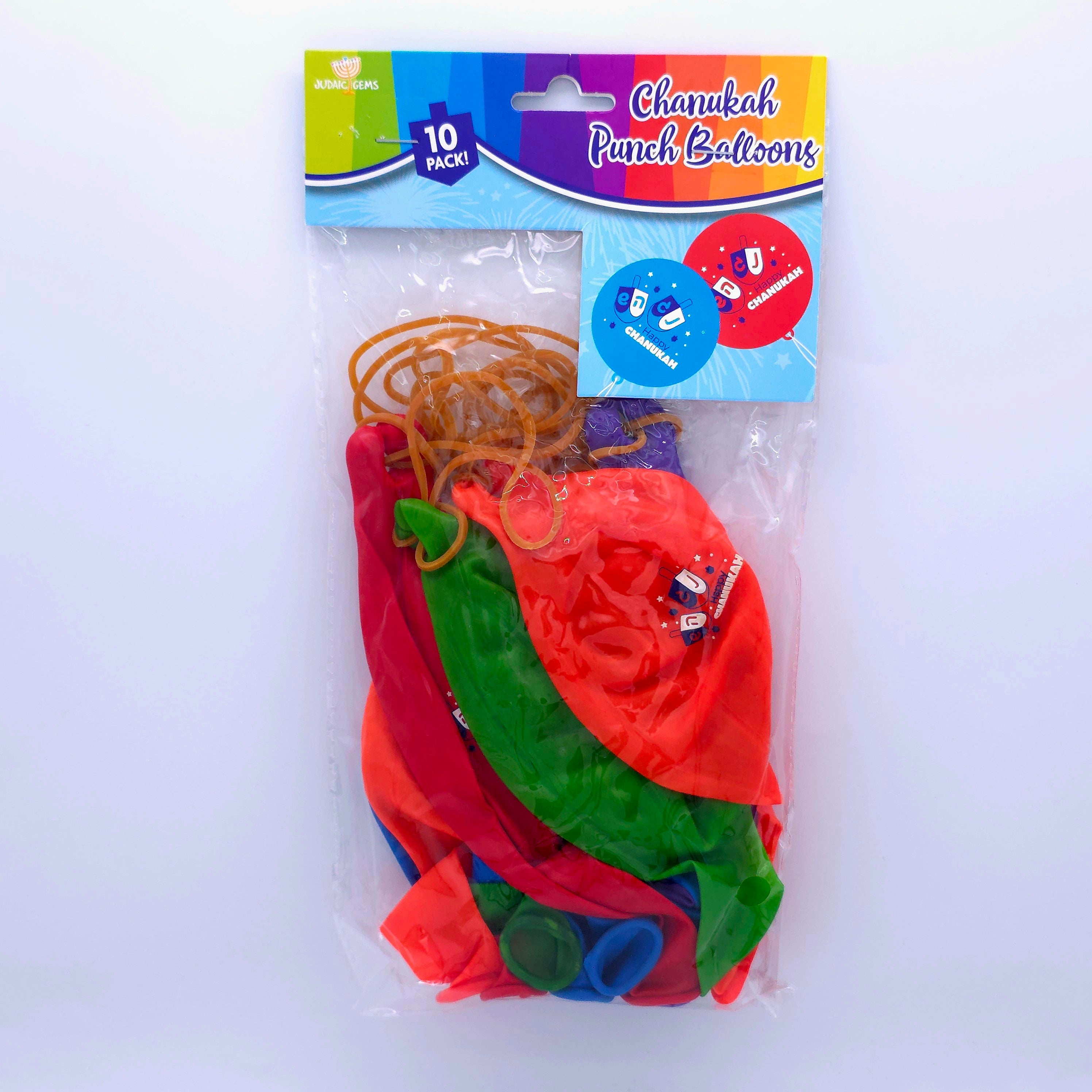 Chanukah punch Balloons 10PK