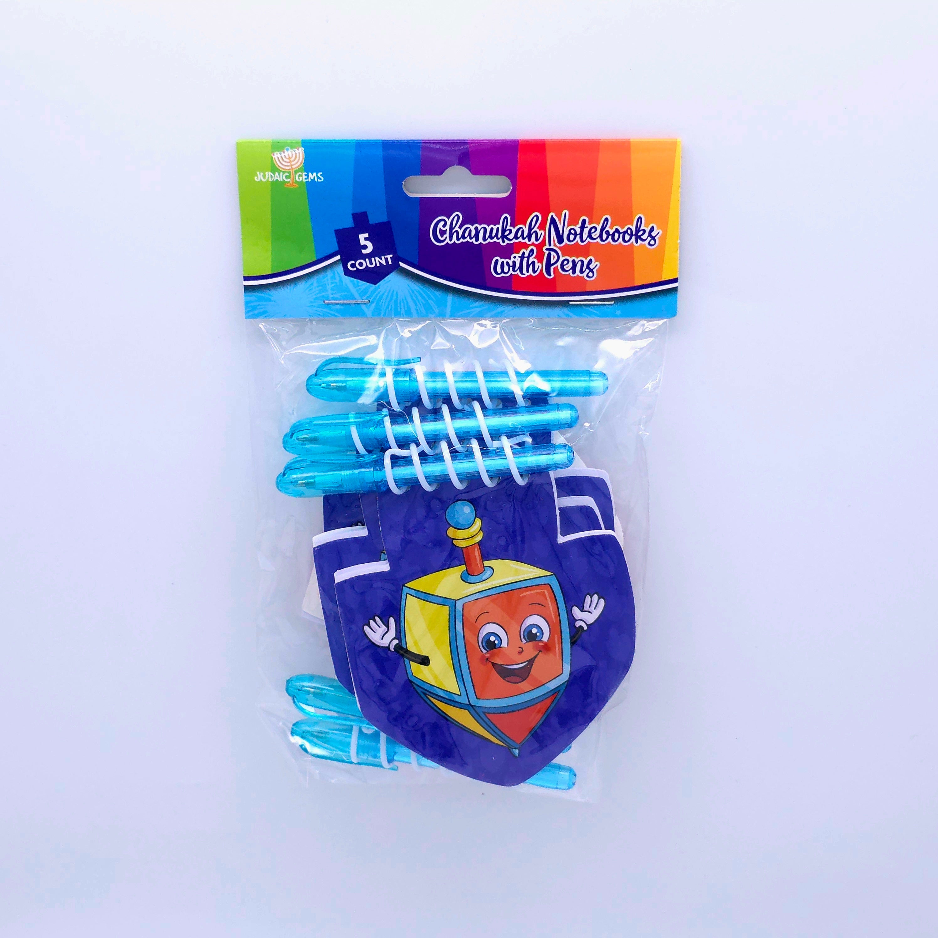 Chanukah Notebook with pens 5pc