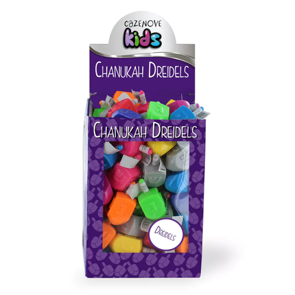 Pack of 10 Colored Dreidels