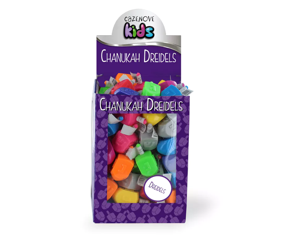 Pack of 10 Colored Dreidels