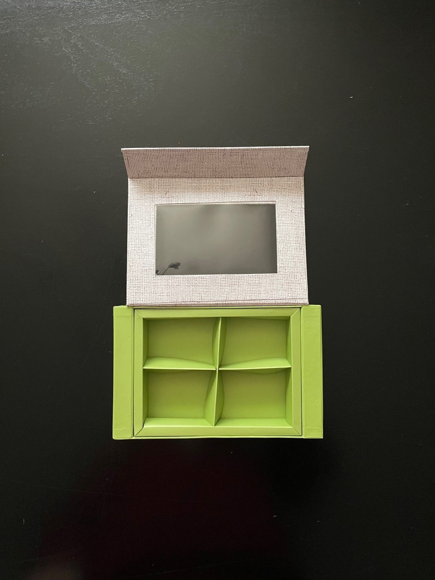 Rectangular Sectional Box with Flip Lid