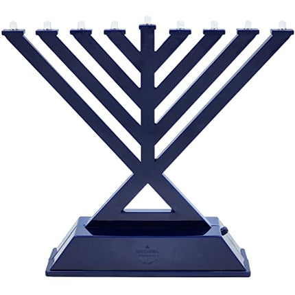 Mini Electric Rambam Menorah - 3 Colors