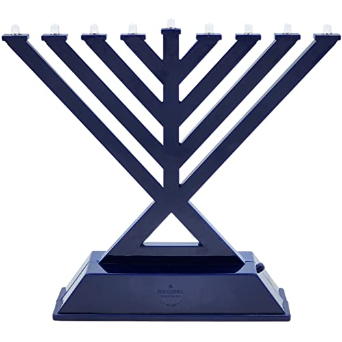 Mini Electric Rambam Menorah - 3 Colors