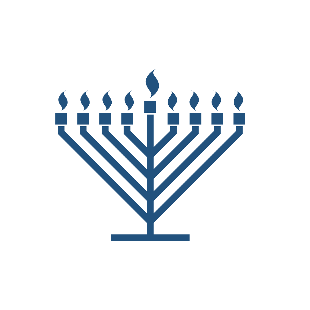 Chanukah Display Menorah's