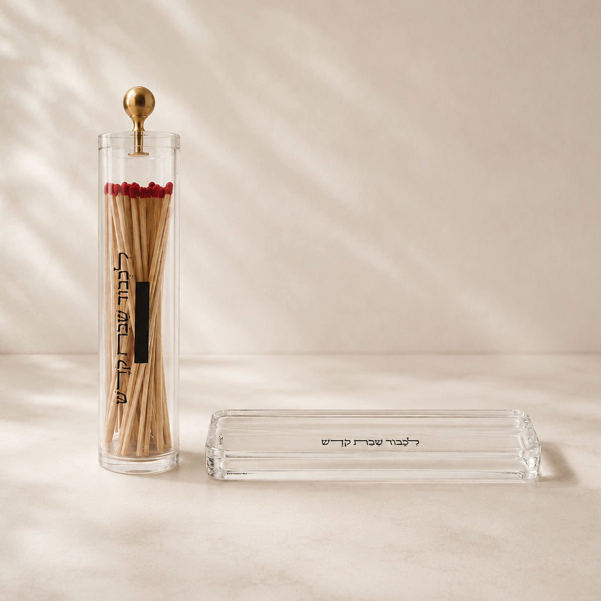 Long Matches & Crystal Tray