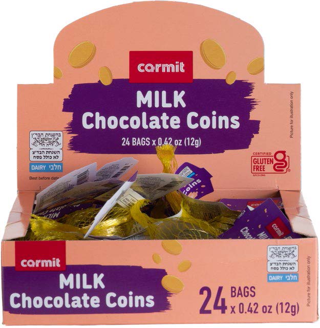 Carmit Chocolate Coin Box