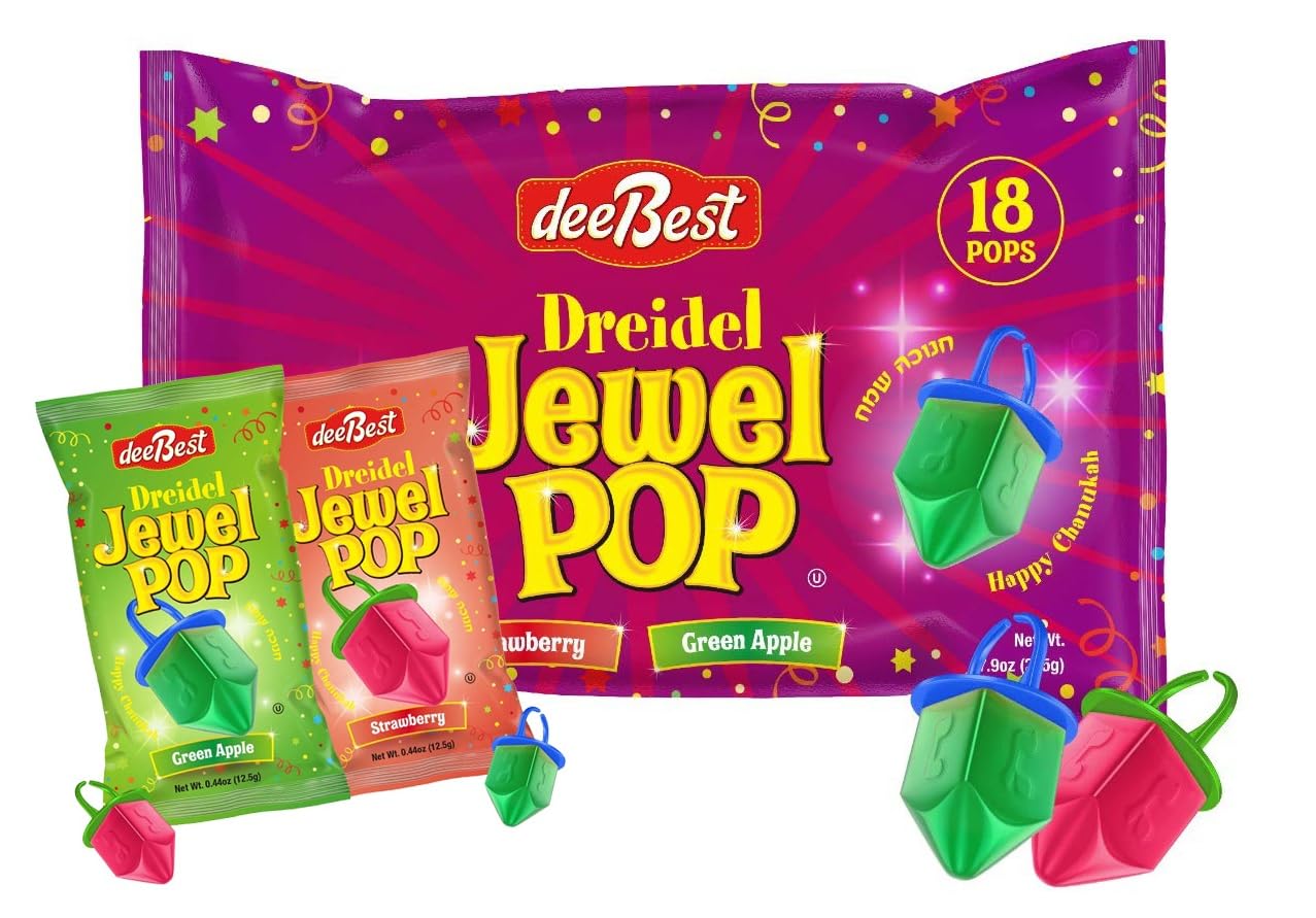 Dreidel Jewel Pops