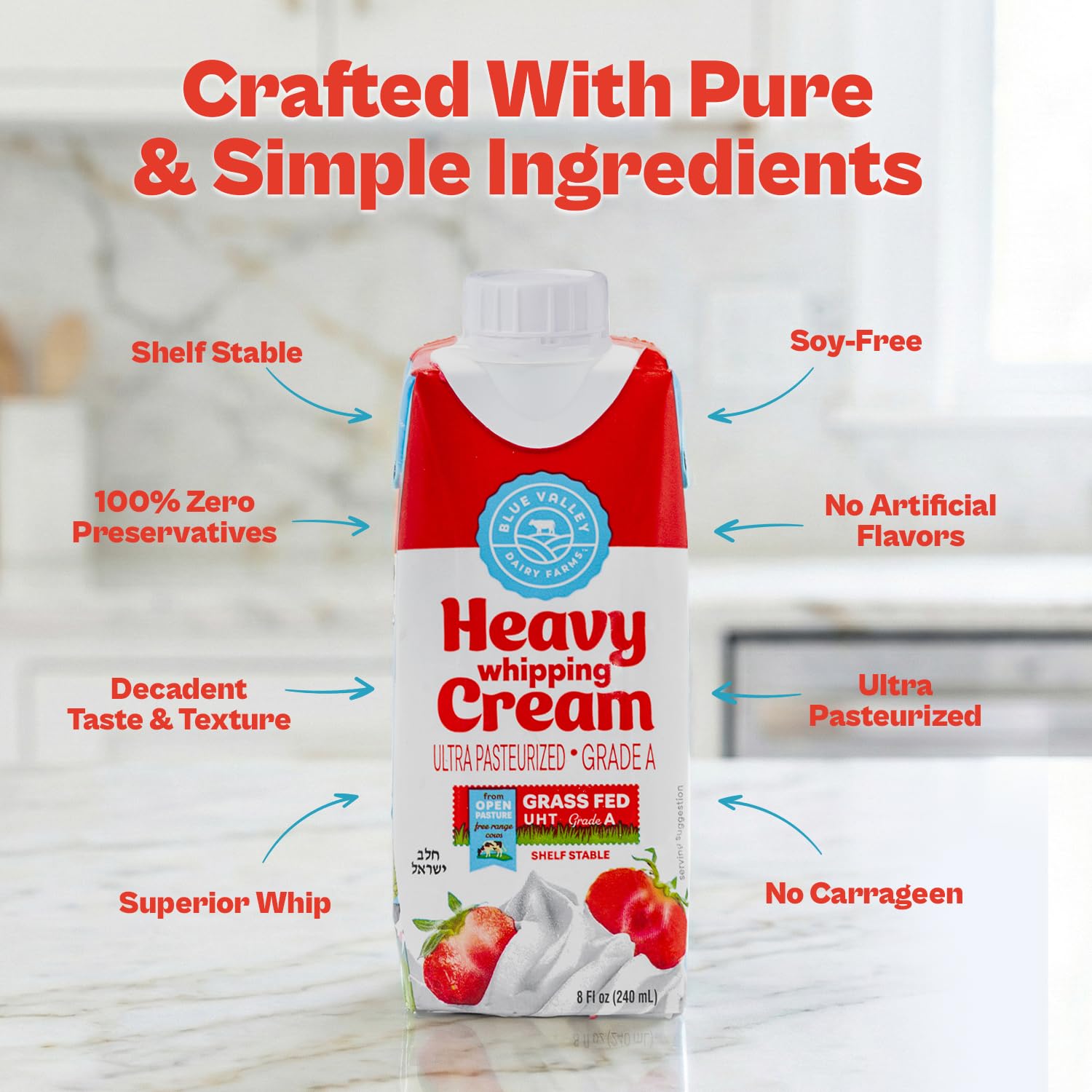 Shelf Stable UHT Heavy Cream 8OZ – Shlichus Market