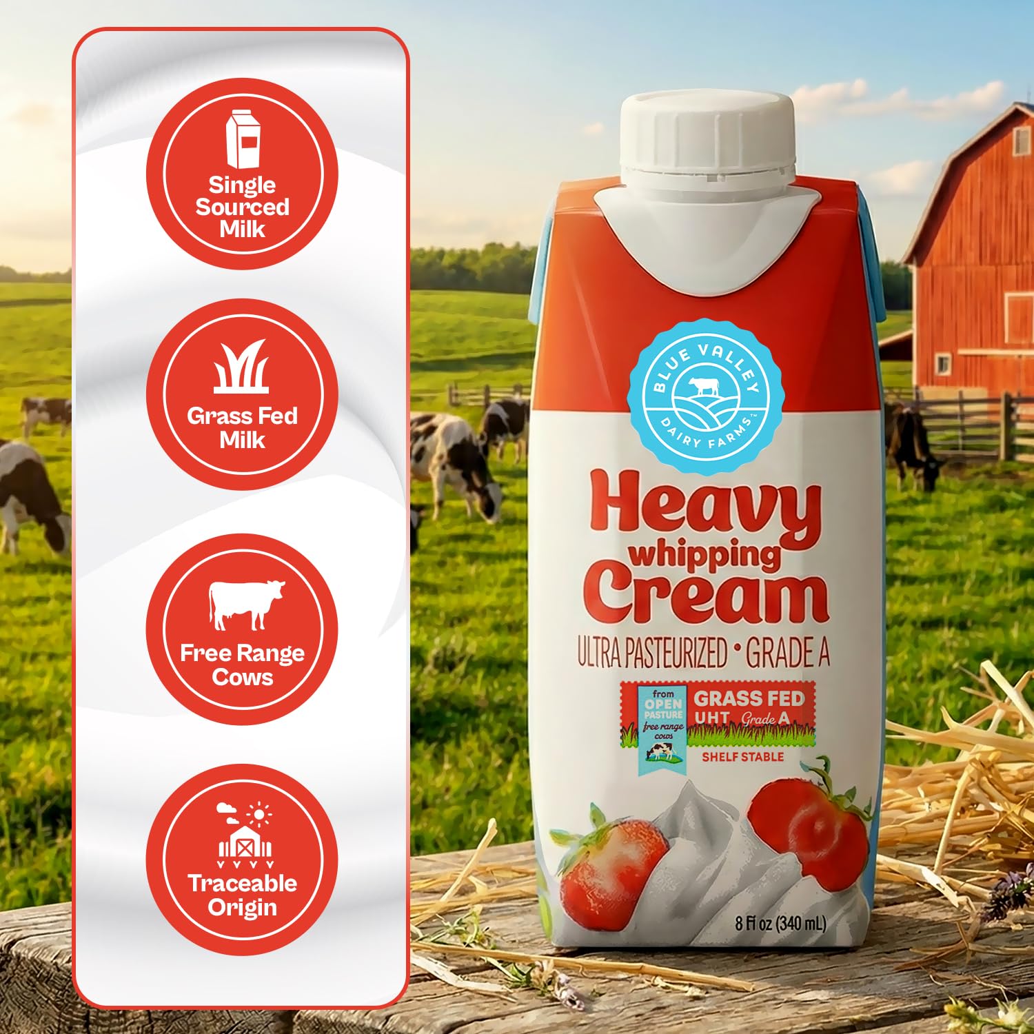 Shelf Stable UHT Heavy Cream 8OZ – Shlichus Market