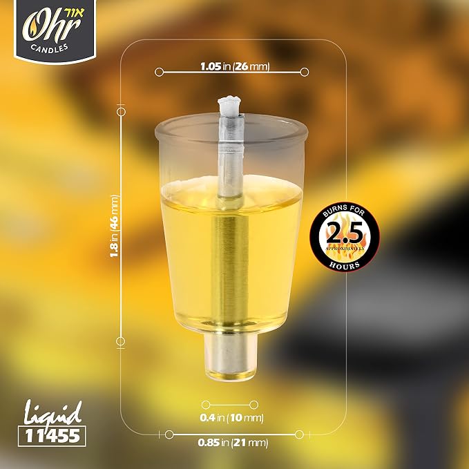 E-Z Light Oil Cup Set (Ner Mitzvah)