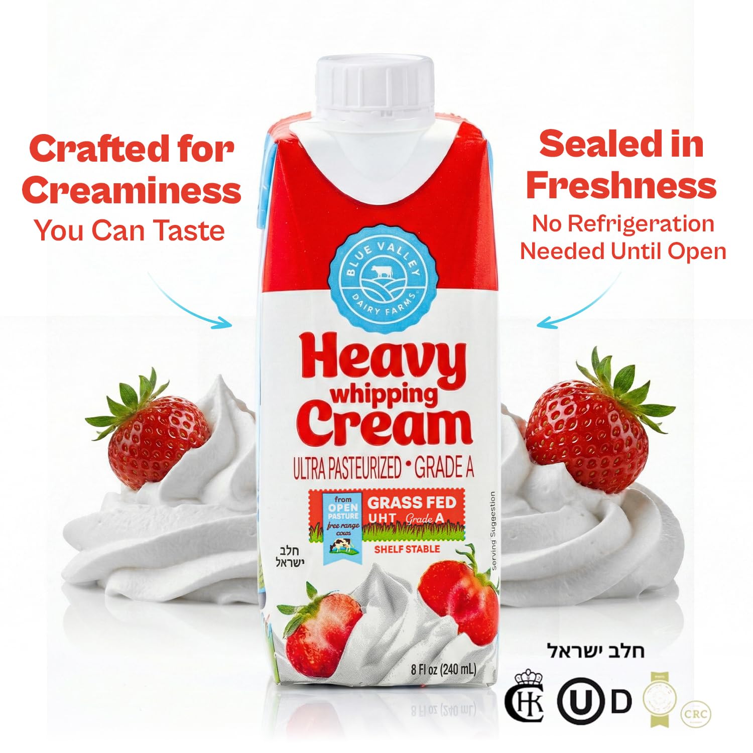 Shelf Stable UHT Heavy Cream 8OZ