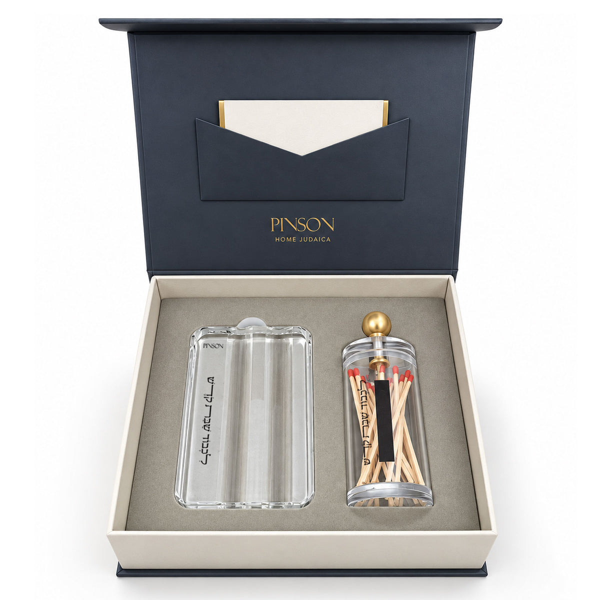 Short Matches & Crystal Tray