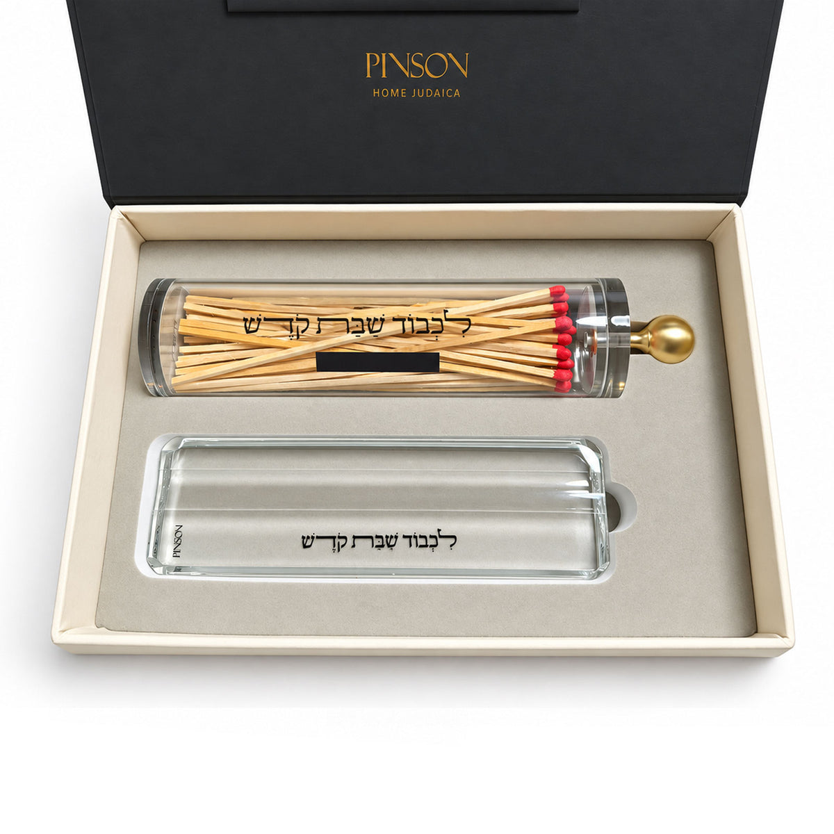 Long Matches & Crystal Tray