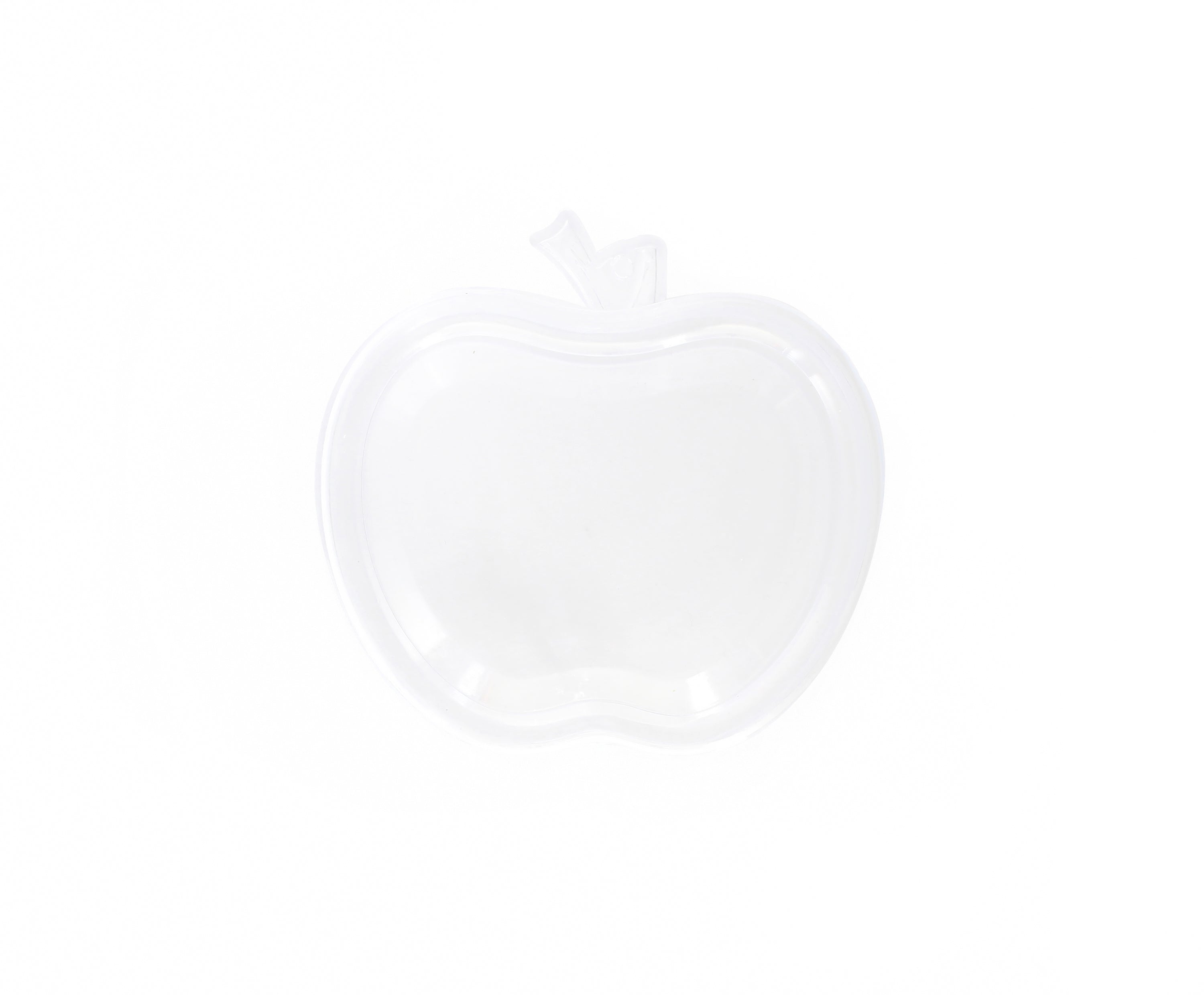 Clear Plastic Apple Pot