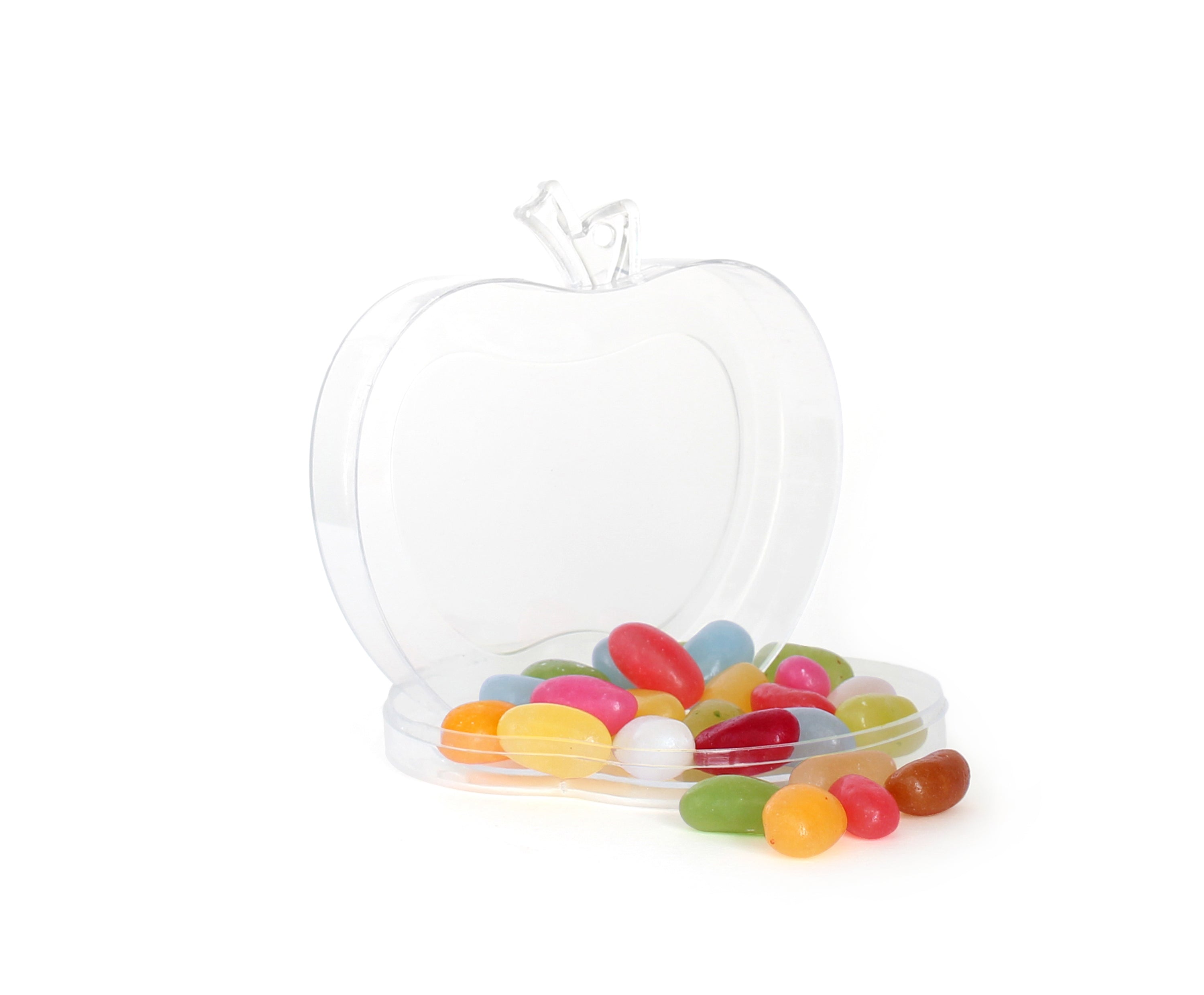 Clear Plastic Apple Pot