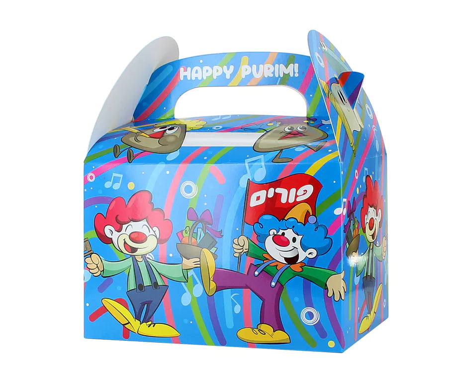 Purim Gift Box - 12PK - 6 Designs