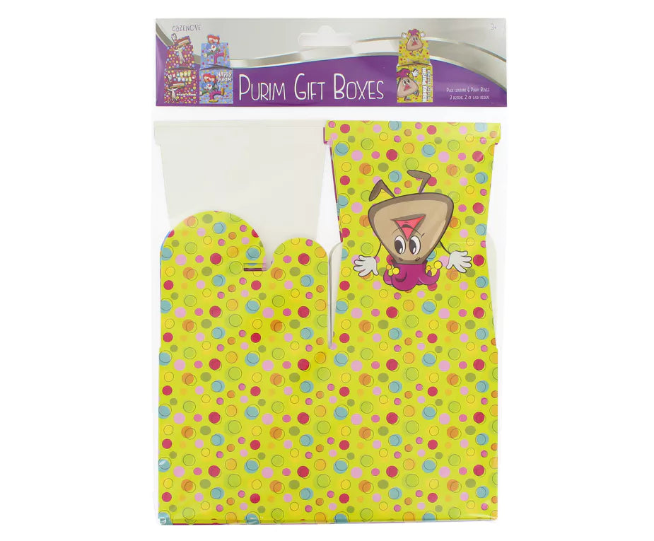 Pack of 6 Mini Purim Boxes