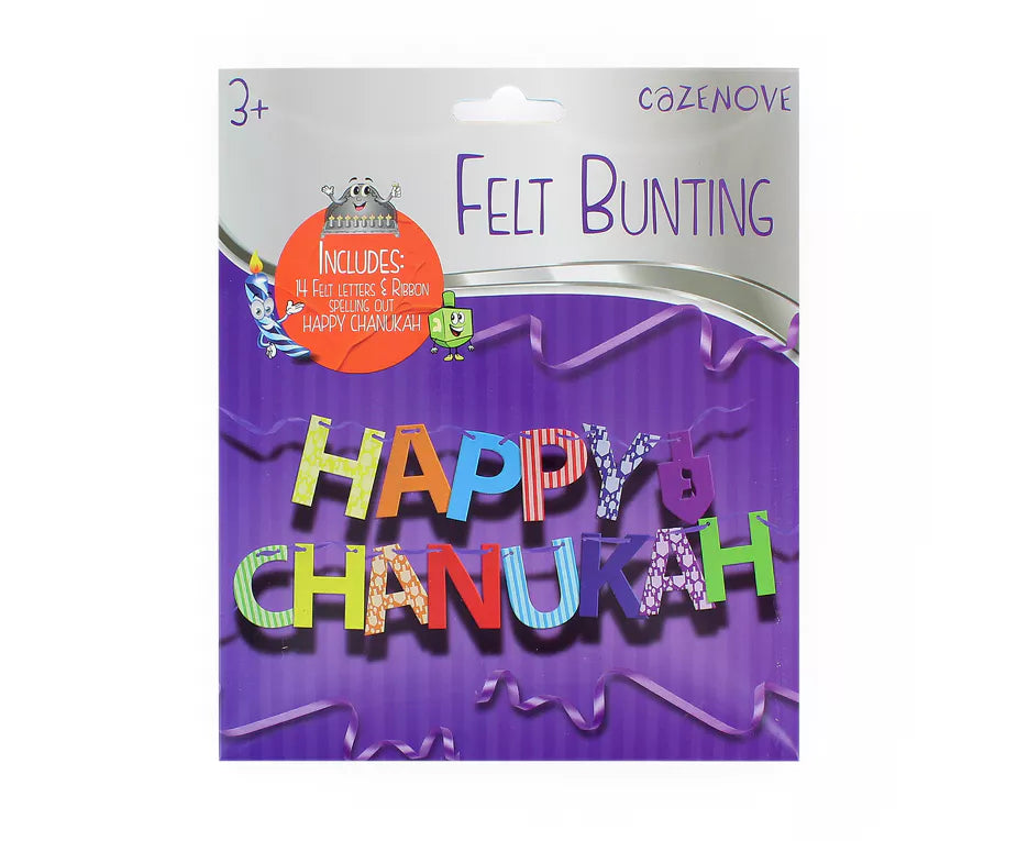 Happy Chanukah Felt Bunting