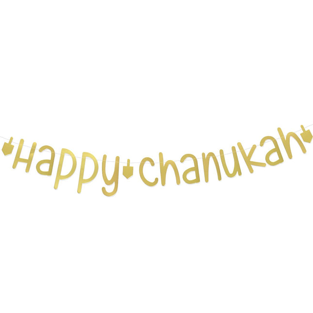 Happy Chanukah Foil Bunting