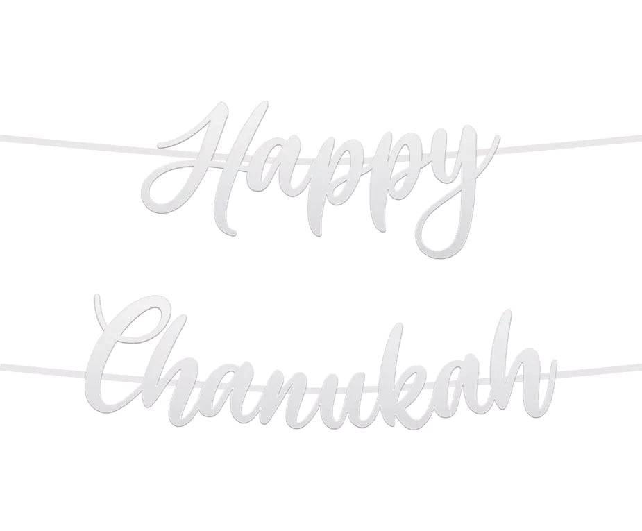 Happy Chanukah Foil Bunting