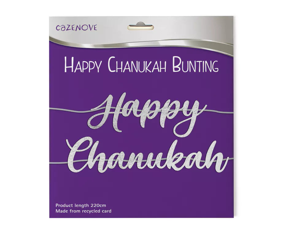 Happy Chanukah Foil Bunting