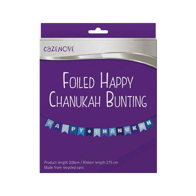 Happy Chanukah Foiled Bunting