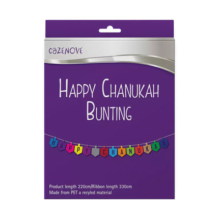 Happy Chanukah Dreidel Bunting