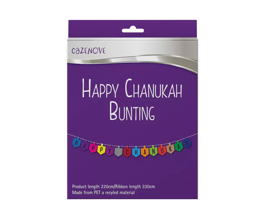 Happy Chanukah Dreidel Bunting