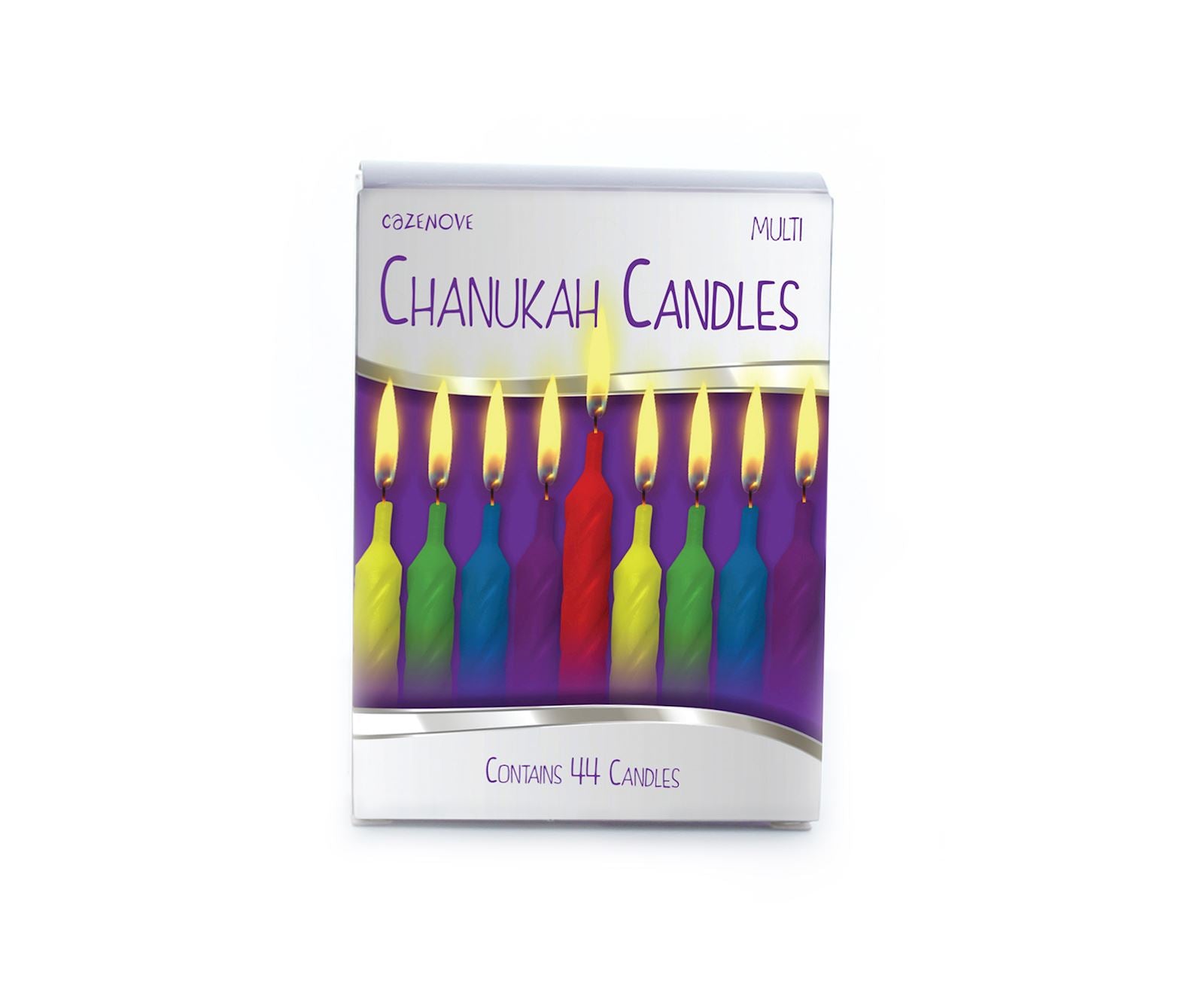Colorfull Chanukah Candles 2 Sizes