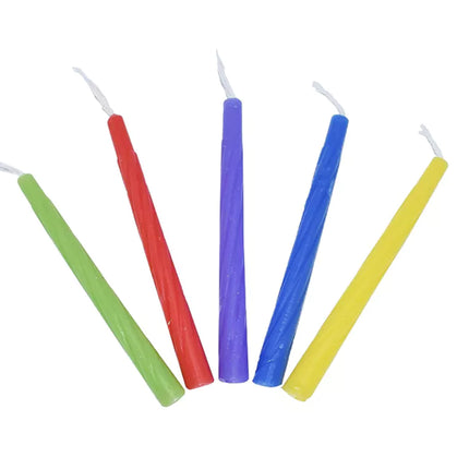 Colorfull Chanukah Candles 2 Sizes