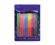 Tri Colour Chanukah candles