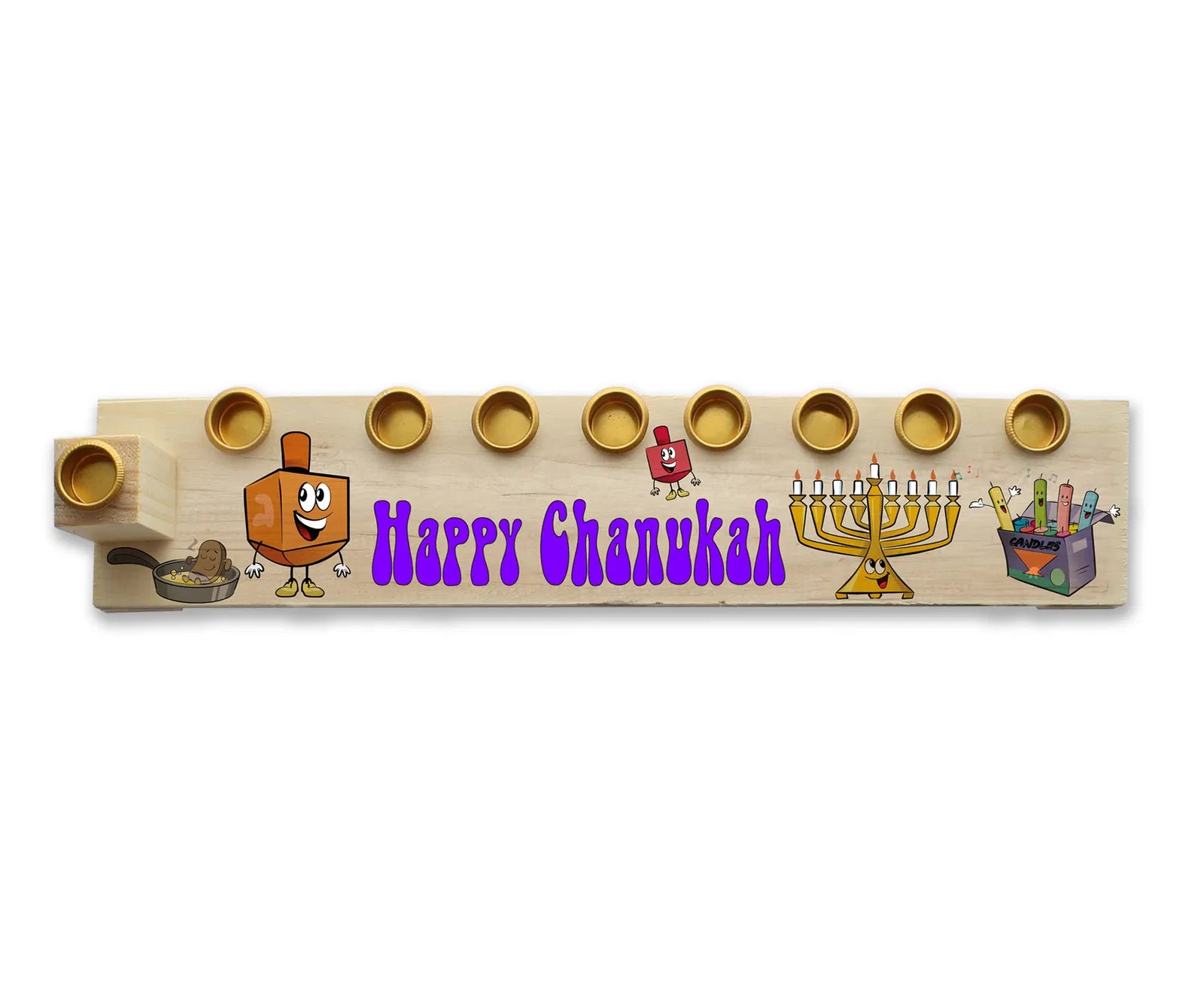 Create Your Own Wood Menorah V1