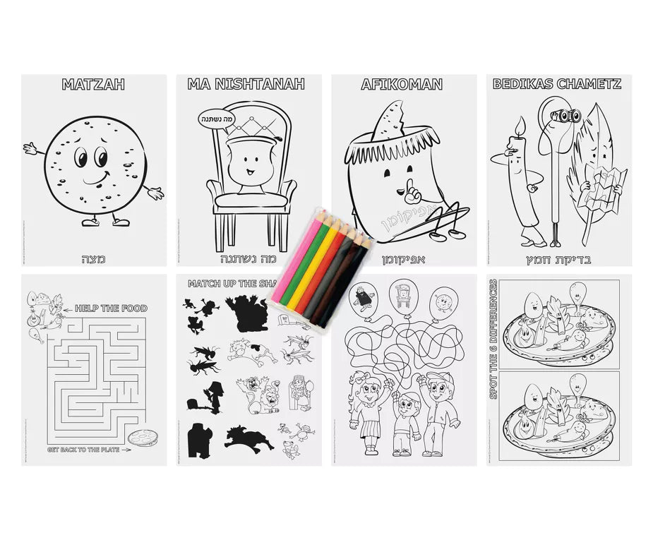 Passover Activity Coloring Kit