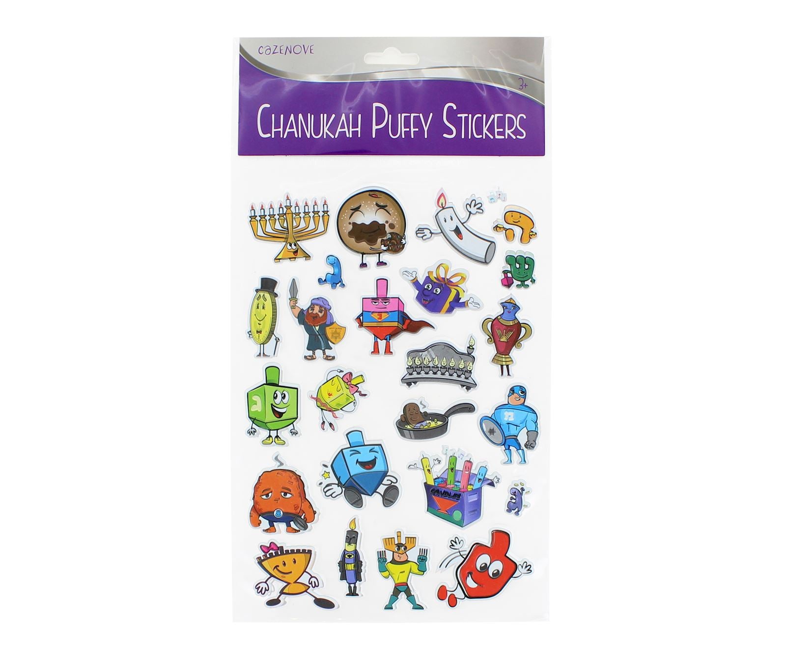 Chanukah Puffy Stickers