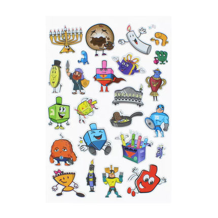 Chanukah Puffy Stickers