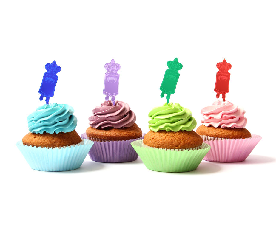 Torah Lucite Cake Toppers