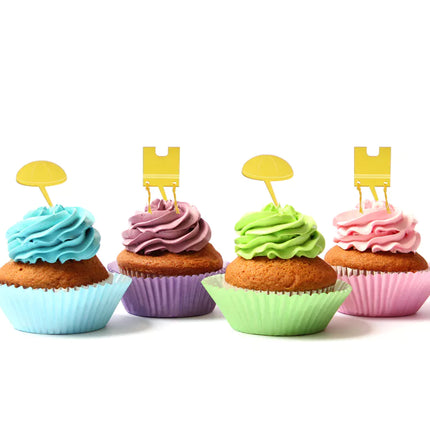 Upsherin Lucite Cake Toppers - 3 Colors