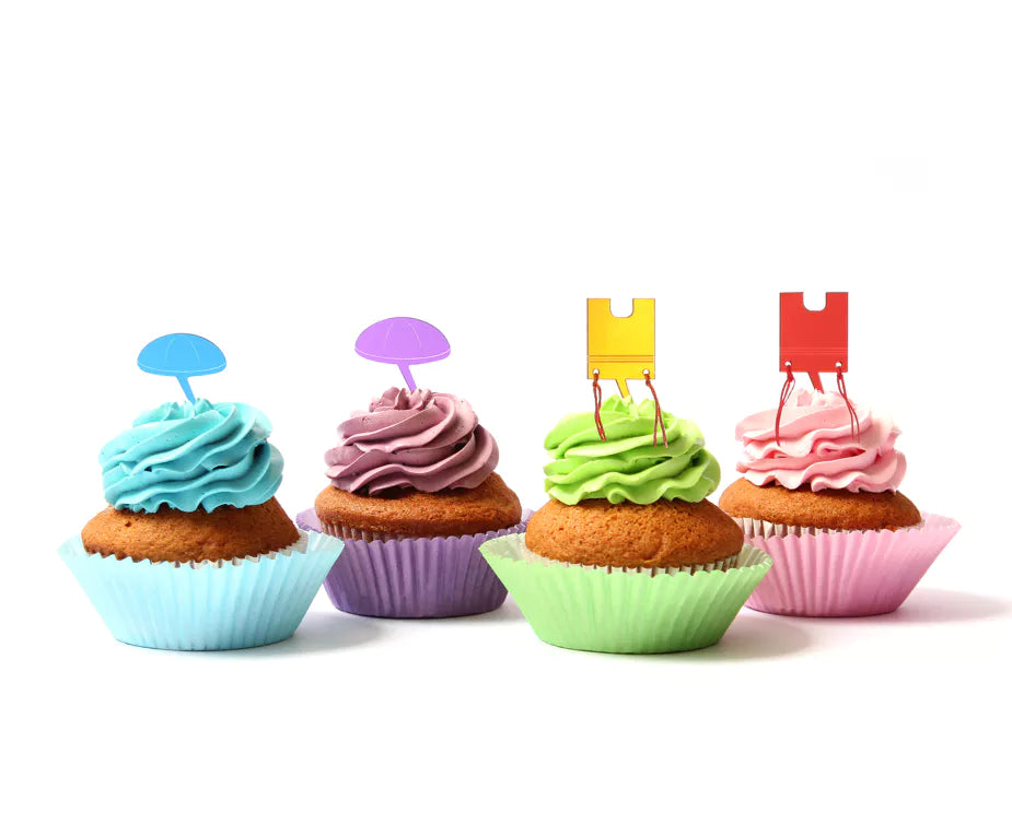 Upsherin Lucite Cake Toppers - 3 Colors