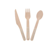 Wooden Chanukah Cutlery