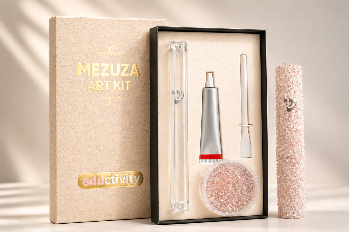 Crystal Bead Mezuzah Art Kit