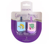 Painted Wooden Dreidels