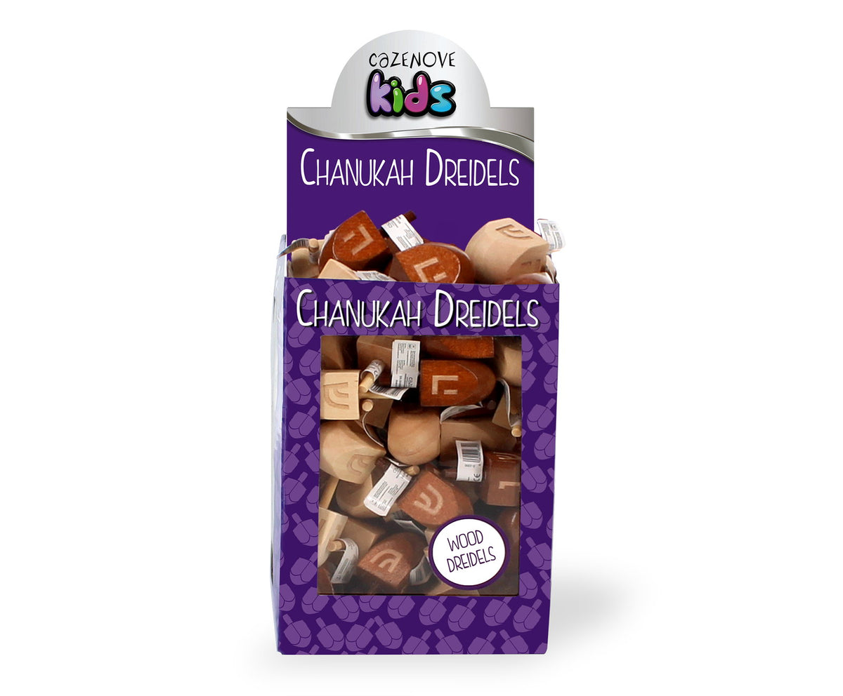 Wood Dreidels (Box of 100)