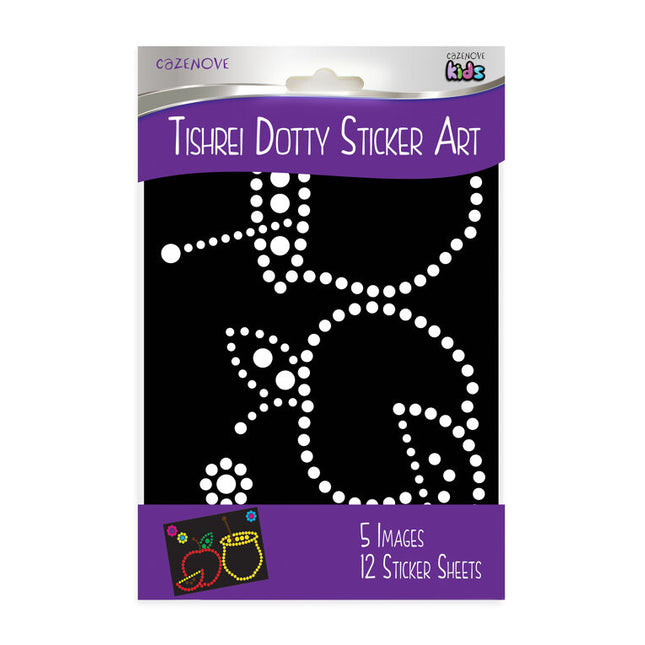 Tishrei Dotty Sticker Art