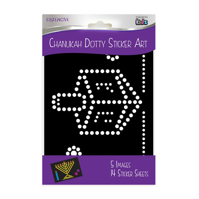 Chanukah Dotty Sticker Art 5PK