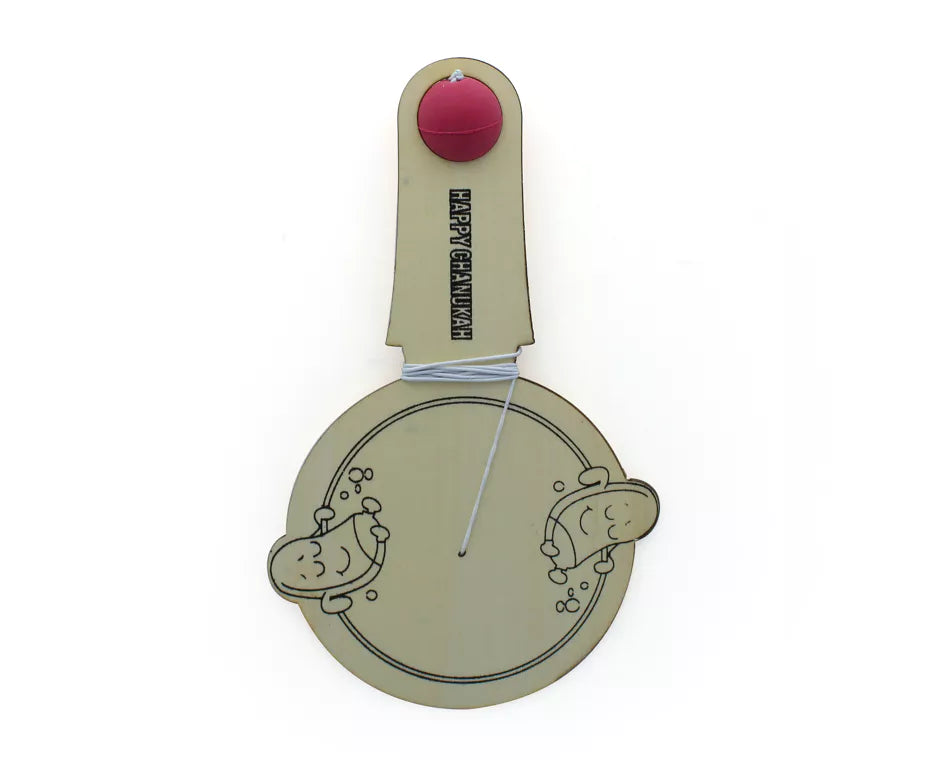 Flipping Latke Paddle & Ball - FLPB-1001