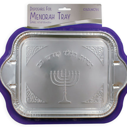 Foil Menorah Tray - Square