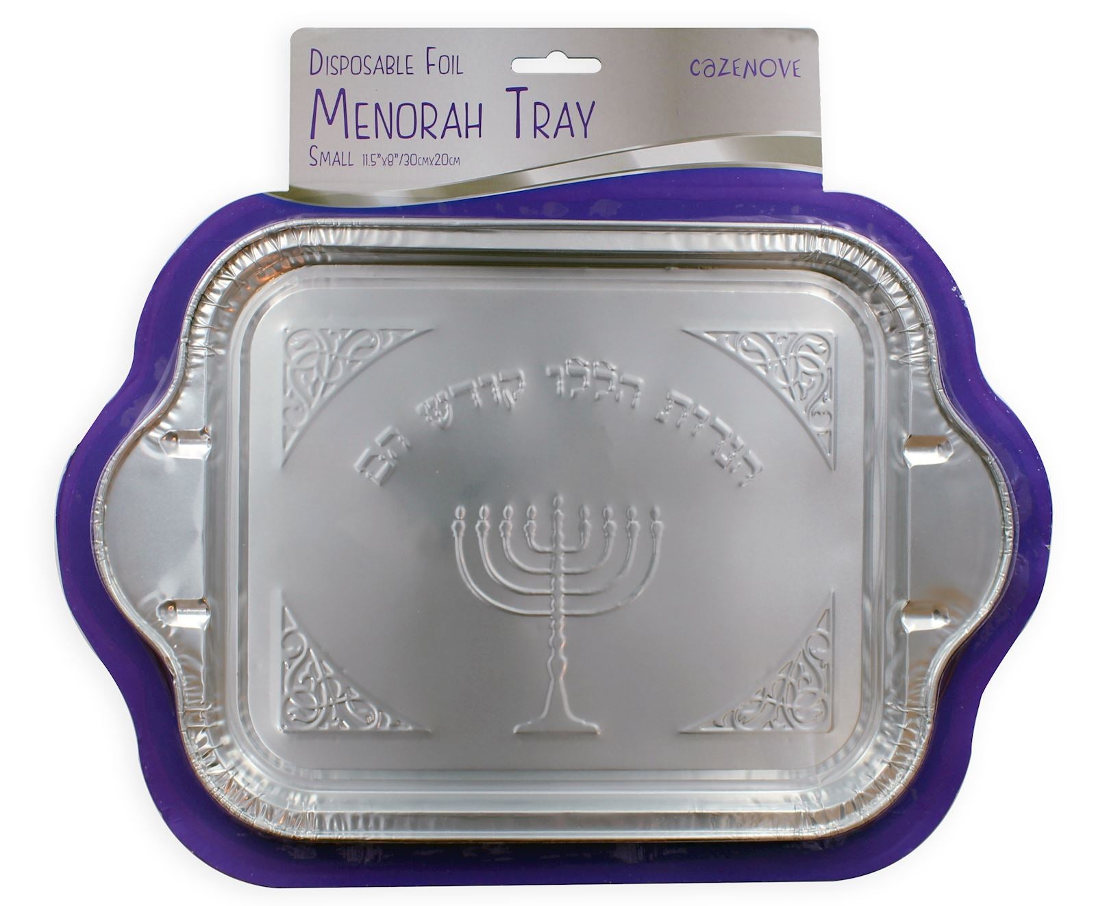 Foil Menorah Tray - Square