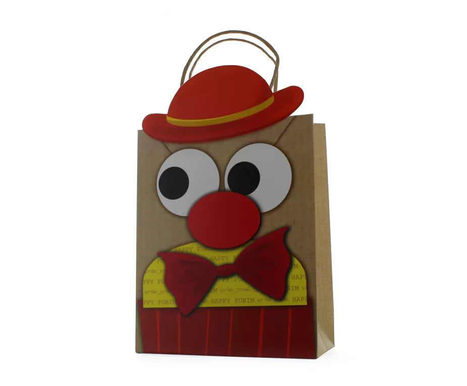 3D Purim Craft Paper Bag - 4 Designs