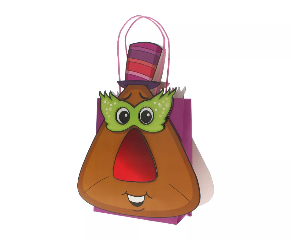 3D Purim Craft Paper Bag - 4 Designs