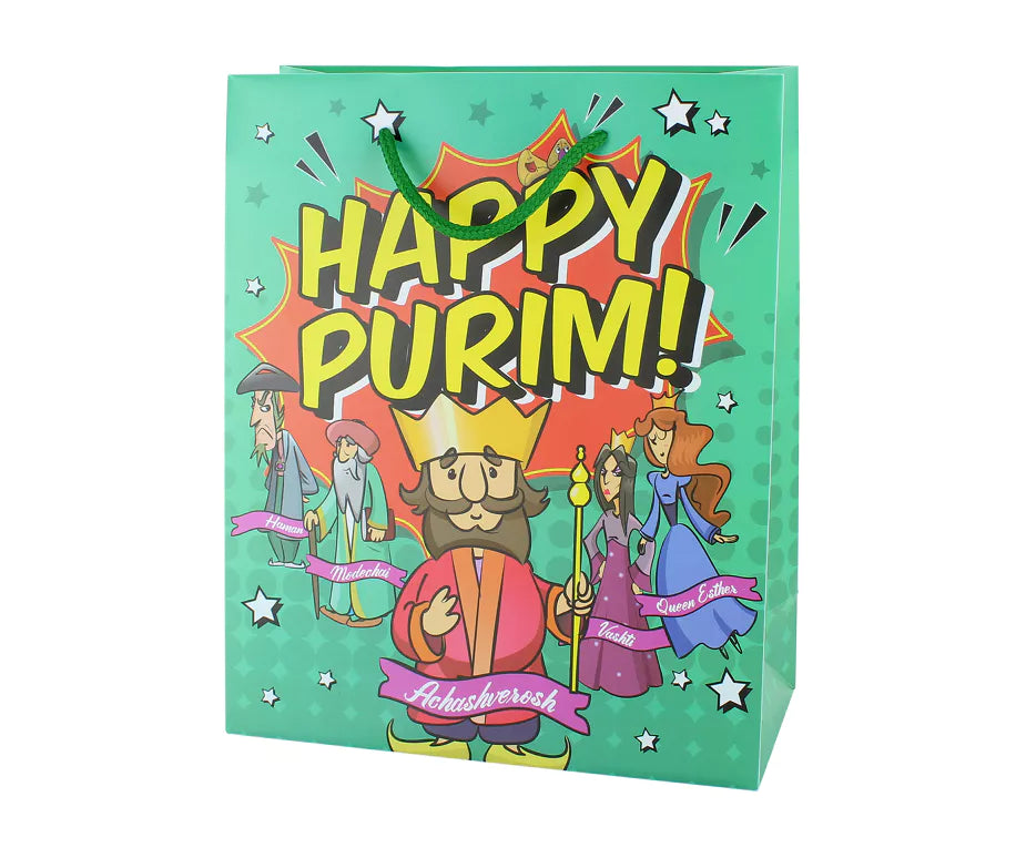 Purim UPVC Gift Bag - Achashverosh